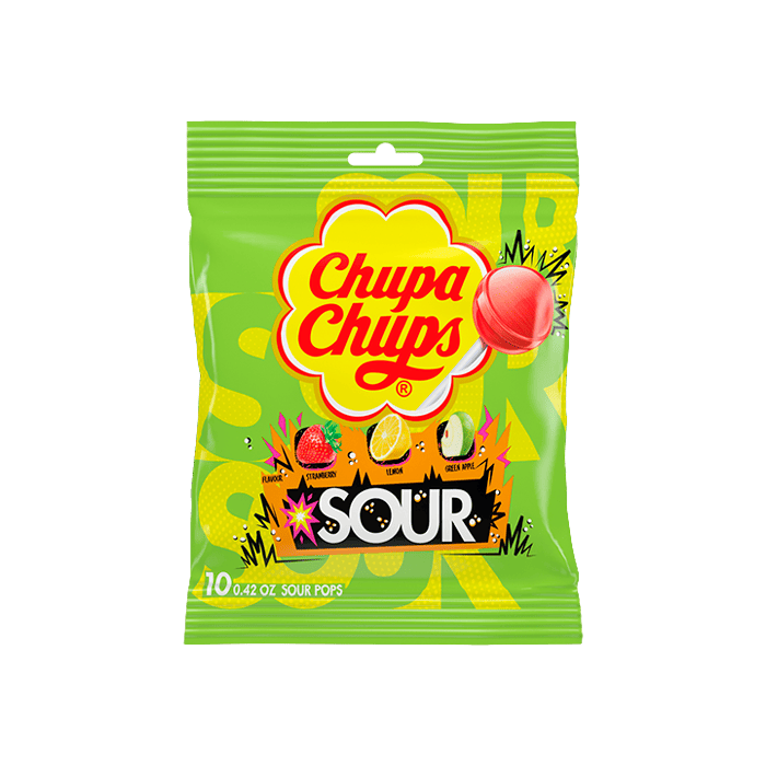 Chupa Chups Sour 120g - Distribución Mayorista