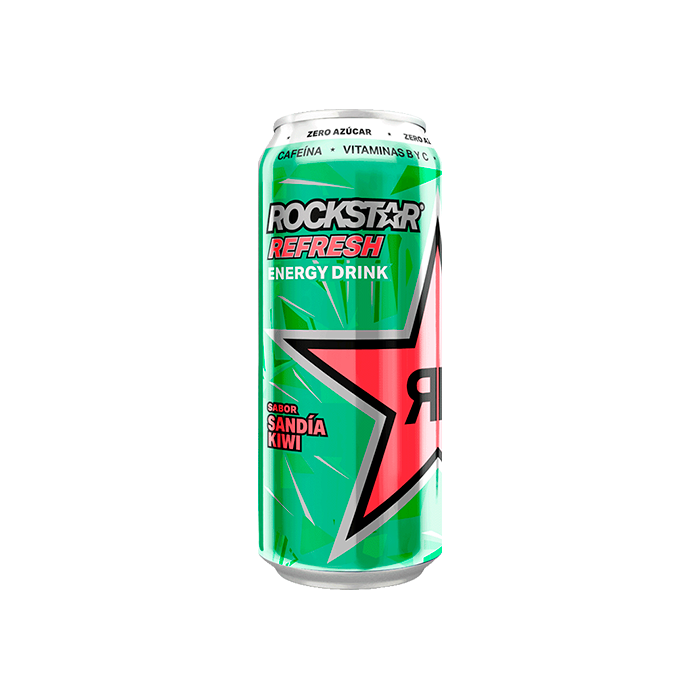 RockStar Refresh Sandía - Kiwi 500ml - Distribución Mayorista