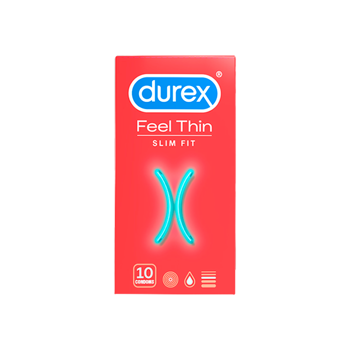 Durex Feel Thin Slim Fit 10 uds - Distribución Mayorista