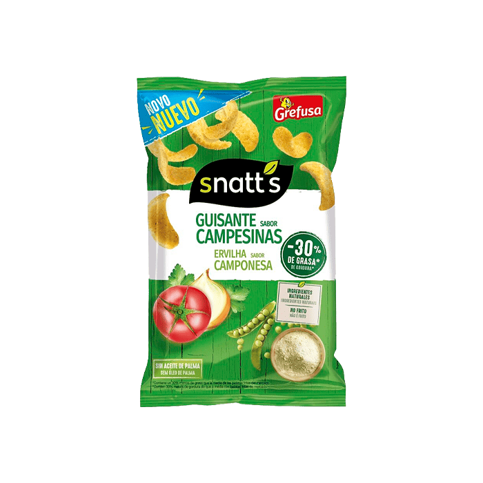 Snatts Guisante Campesinas 28g Grefusa - Distribución Mayorista
