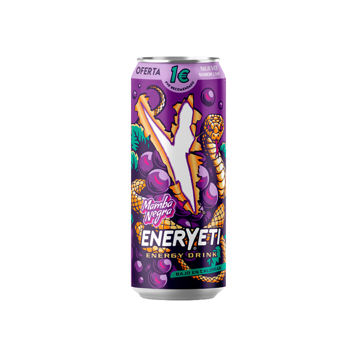 Eneryeti Mamba Negra 500ml Markiert- Distribución Mayorista