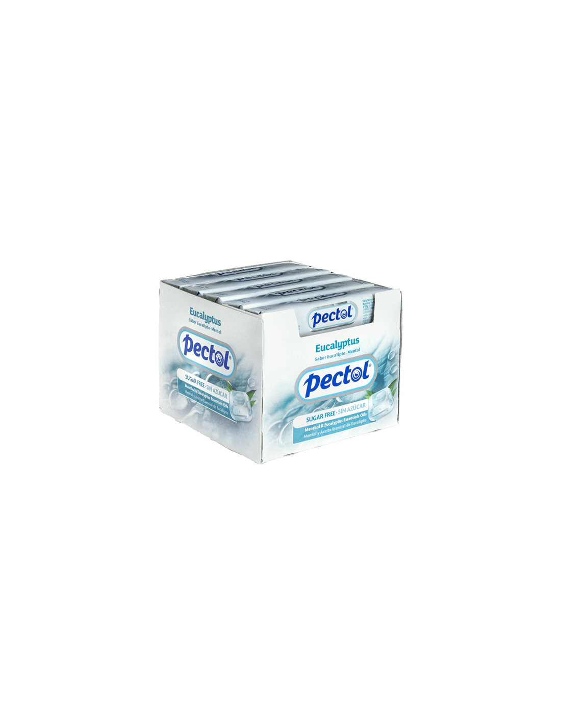 Pectol Eucalipto Caramelo Sin Azúcar 20 paquetes - Distribución Mayorista