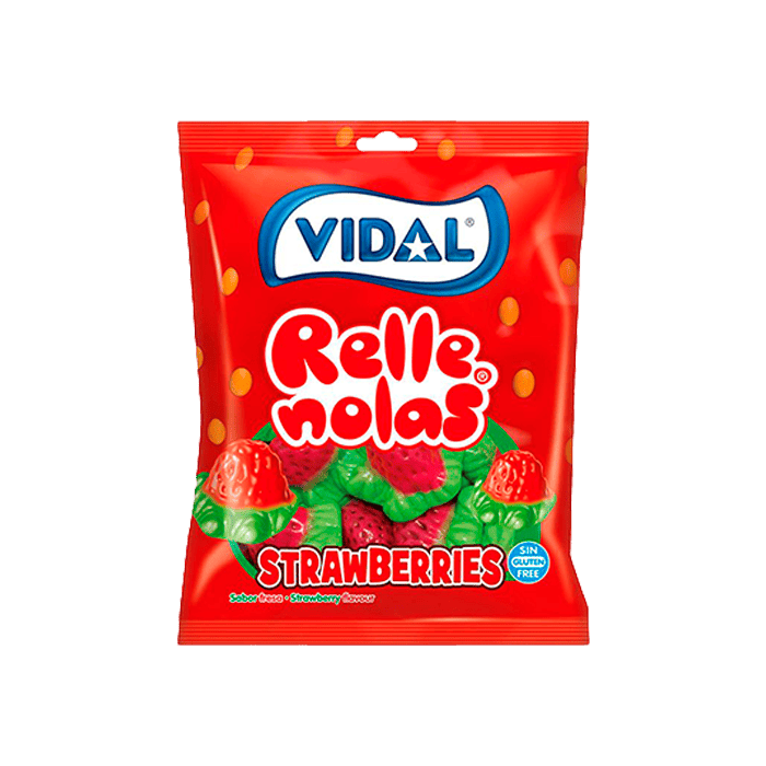 Fresas Rellenas Vidal 90g - Distribución Mayorista
