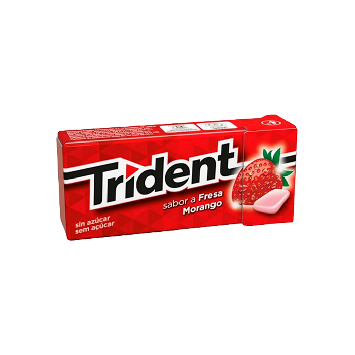 Trident Gragea Fresa 14g - Distriución Mayorista