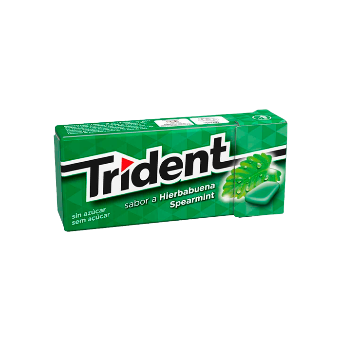 Trident Drageia Spearmint 14g - Distribución Mayorista