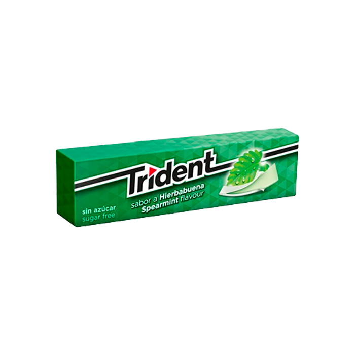 Trident Folha Spearmint 13,5g - Distribución Mayorista