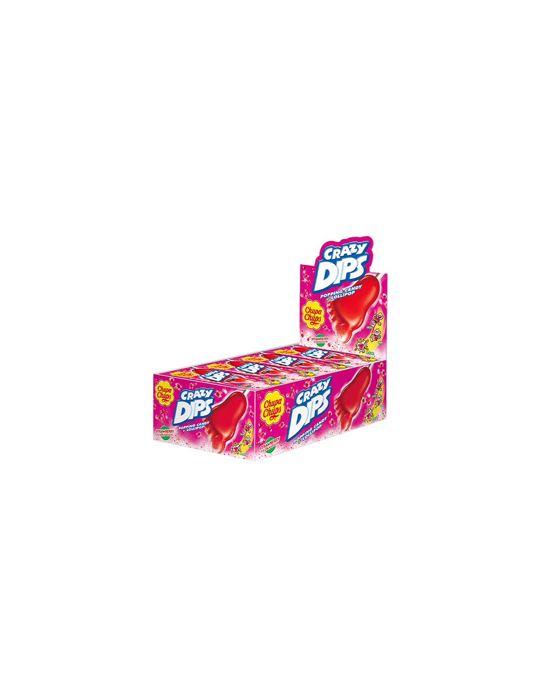 Crazy Dips Fresa Chupa Chups 14g - Distribución Mayorista