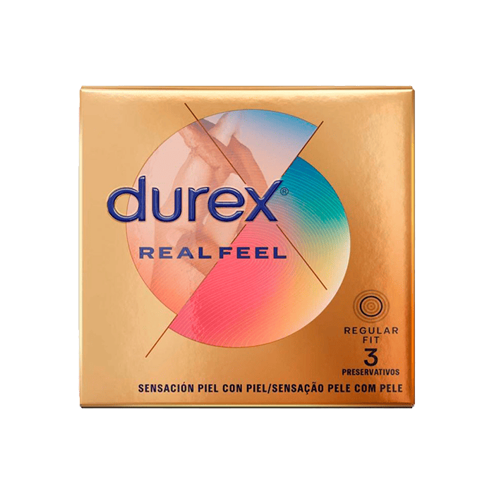 Durex Real Feel 3 uds - Distribución Mayorista