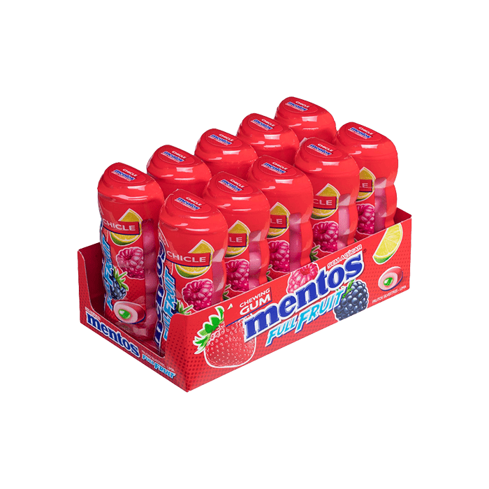 Mentos Full Fruit Gum Frutas Silvestres Lima 30g - Distribución Mayorista