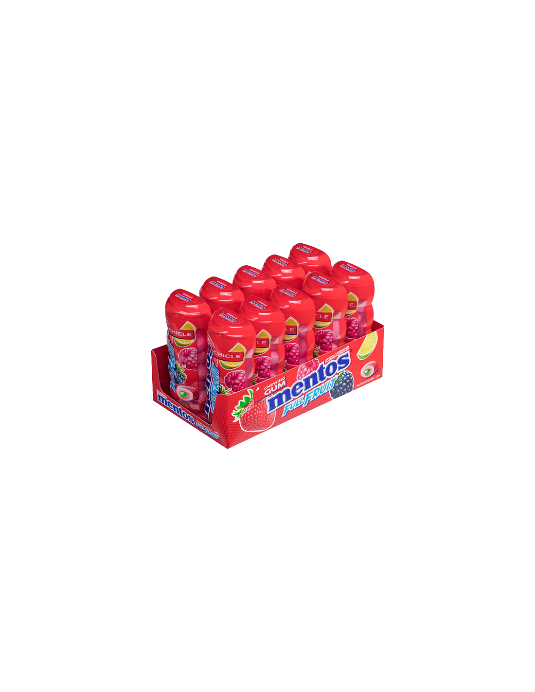 Mentos Full Fruit Gum Frutas Silvestres Lima 30g - Distribución Mayorista