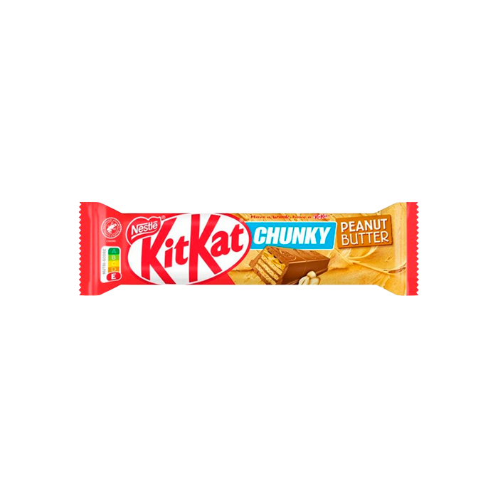 Kit Kat Chunky Peanut Butter 42g (24 uds) Nestlé - Distribución Mayorista