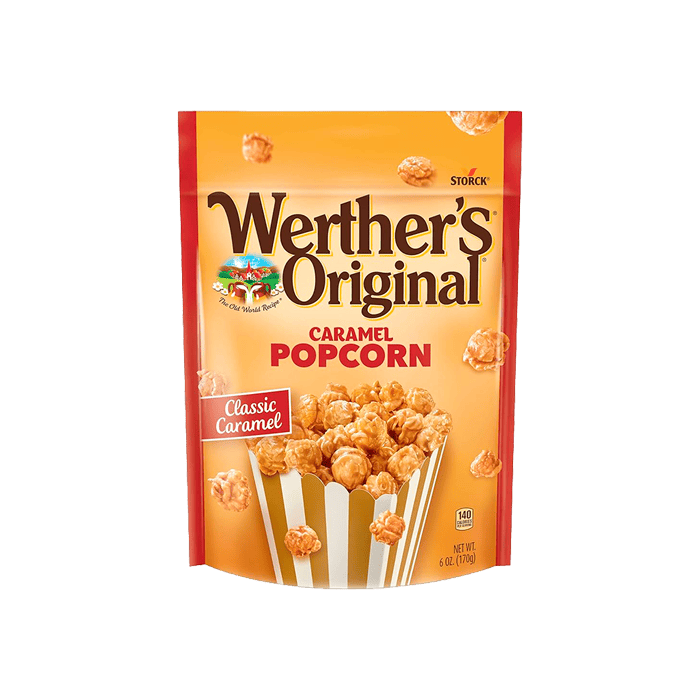 Werther's Original Popcorn Caramelo 140g - Distribución Mayorista