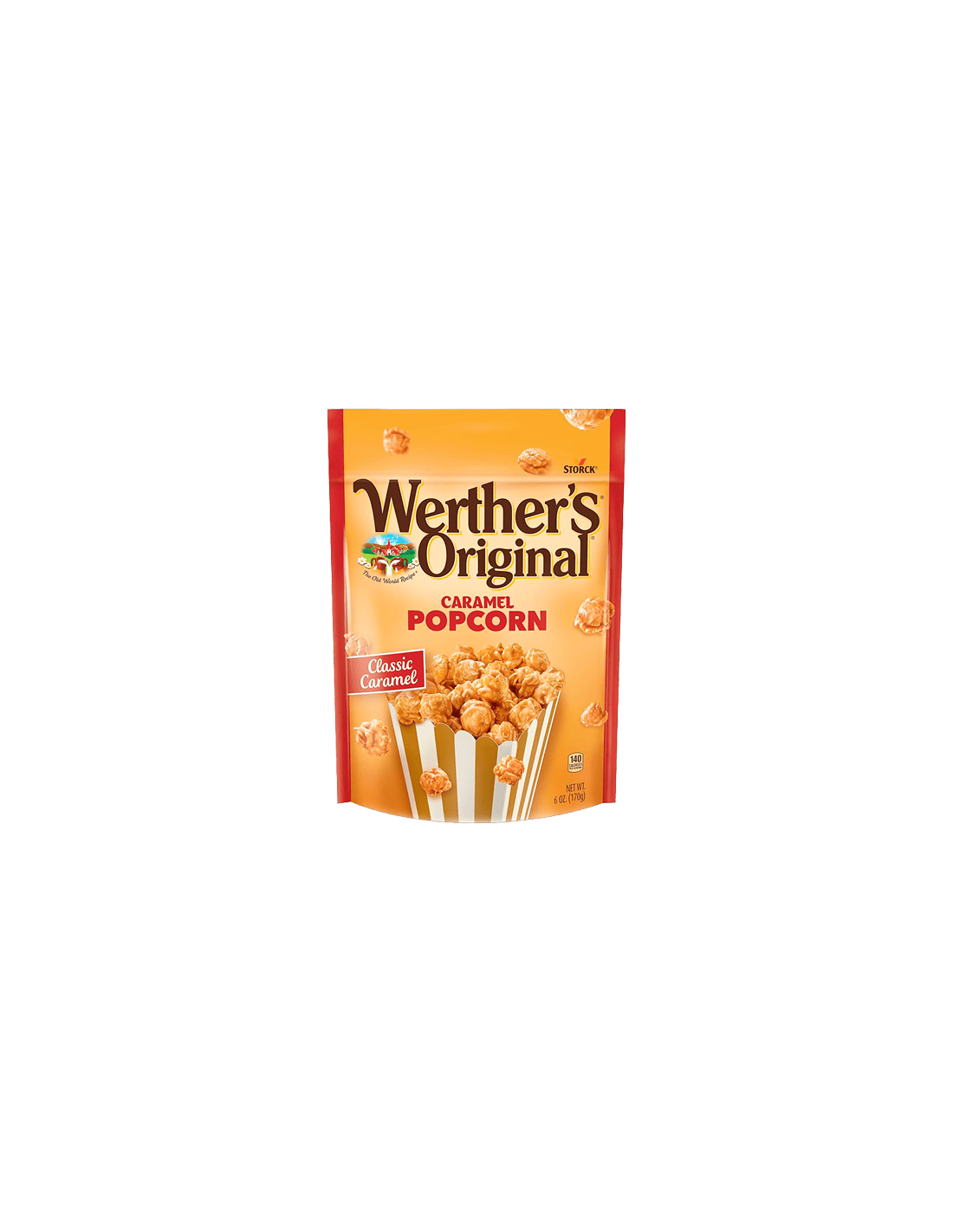 Werther's Original Popcorn Caramelo 140g - Distribución Mayorista