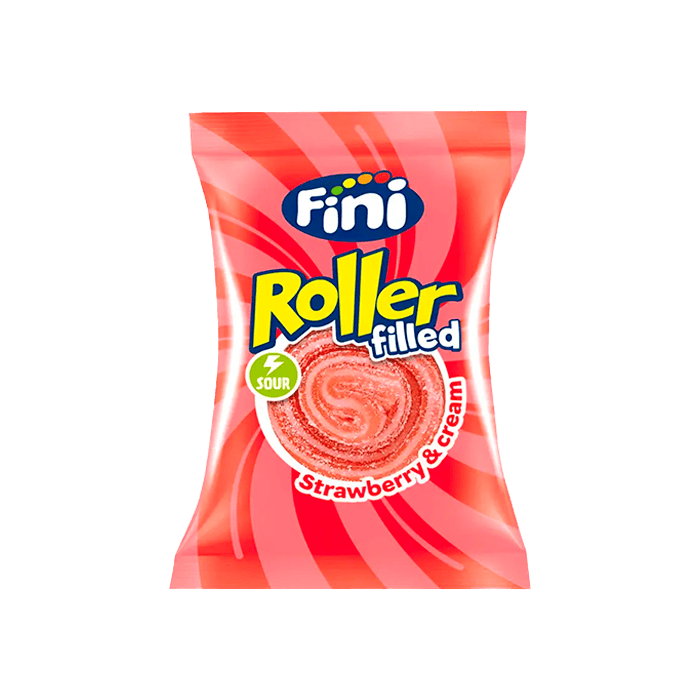 Fini Roller Fresa y Nata 20g (40 uds) - Distribución Mayorista