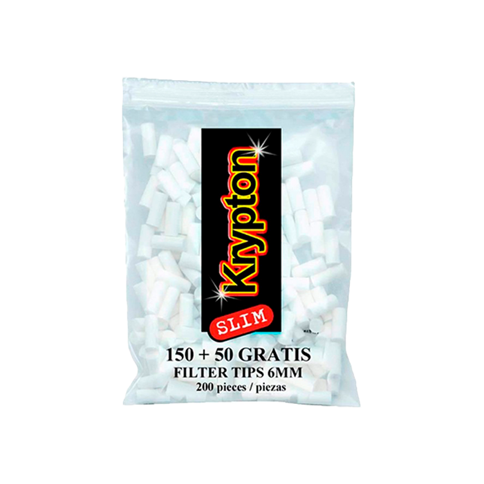 Filtros Krypton 6mm 200 uds-Distribución Mayorista
