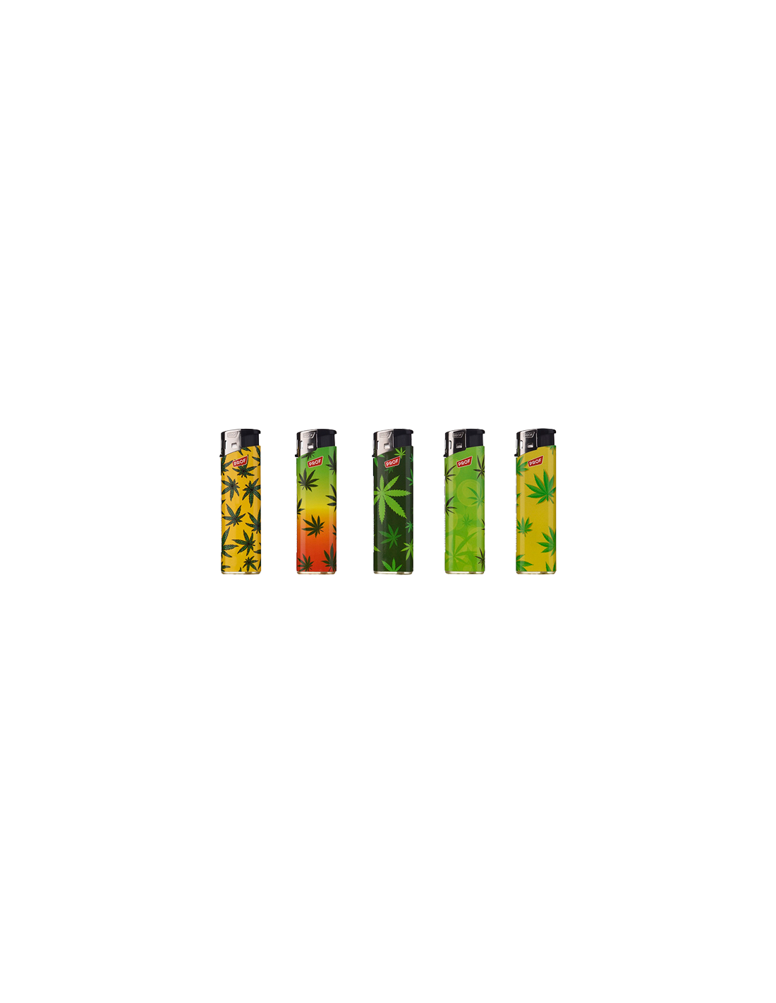 Mechero Electrónico Hojas Prof - Distribución Mayorista