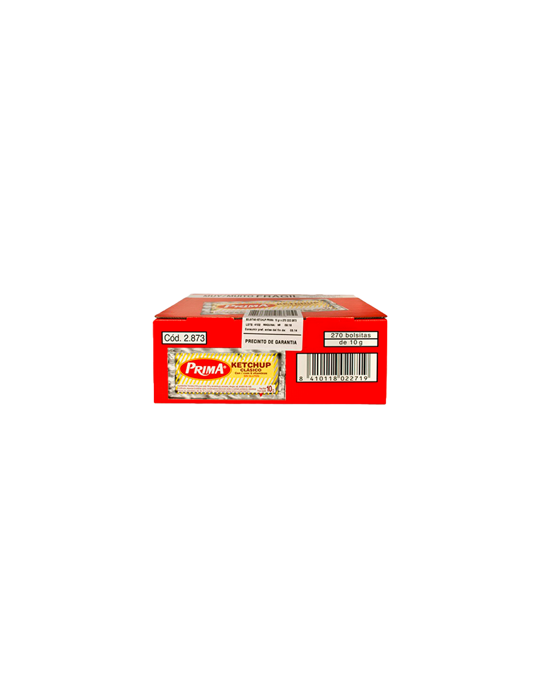 Ketchup Prima 10g-Distribución Mayorista