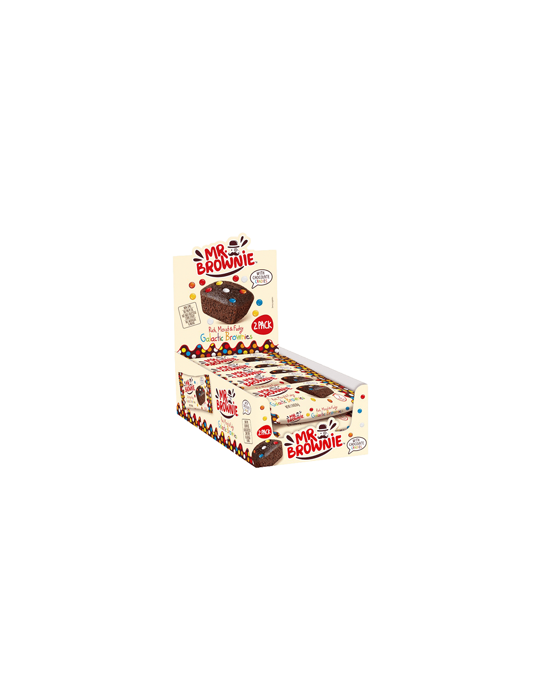 Galactic Brownies 12x50g Mr.Brownie - Distribución Mayorista