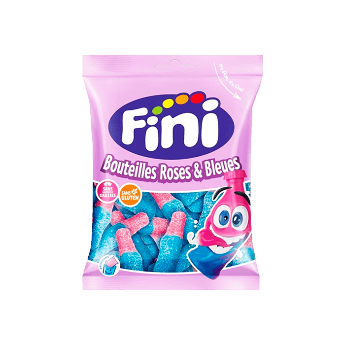 Botellas Rosas y Azules 90g Fini - Distribución Mayorista
