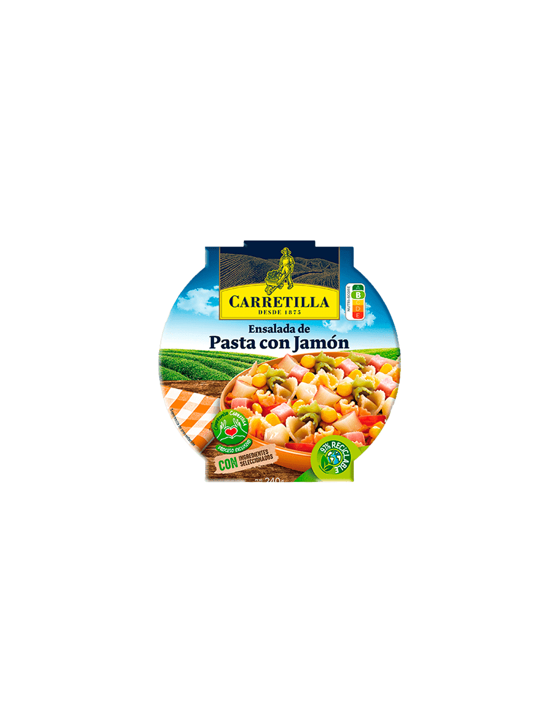 Ensalada Pasta con Jamón Carretilla - Mayorista