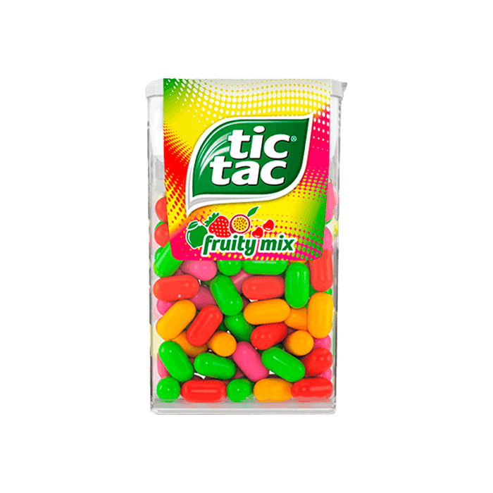Tic Tac Fruity Mix 18g - Distribución Mayorista