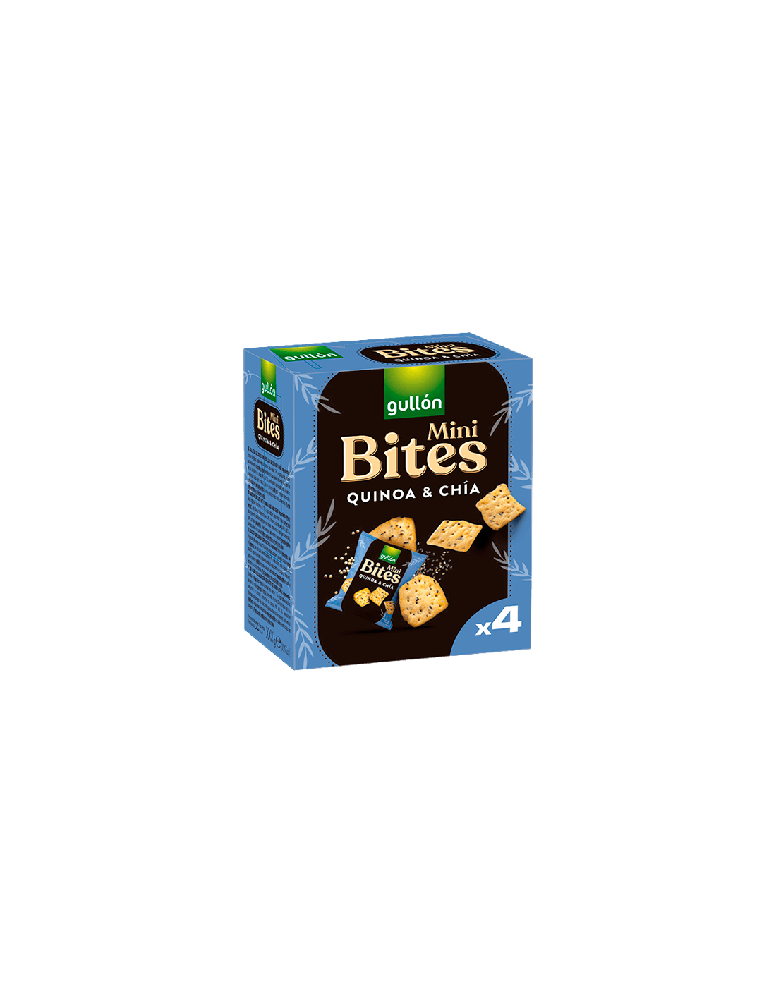 Mini Bites Quinoa y Chía 4 x 40g Gullón - Distribución Mayorista