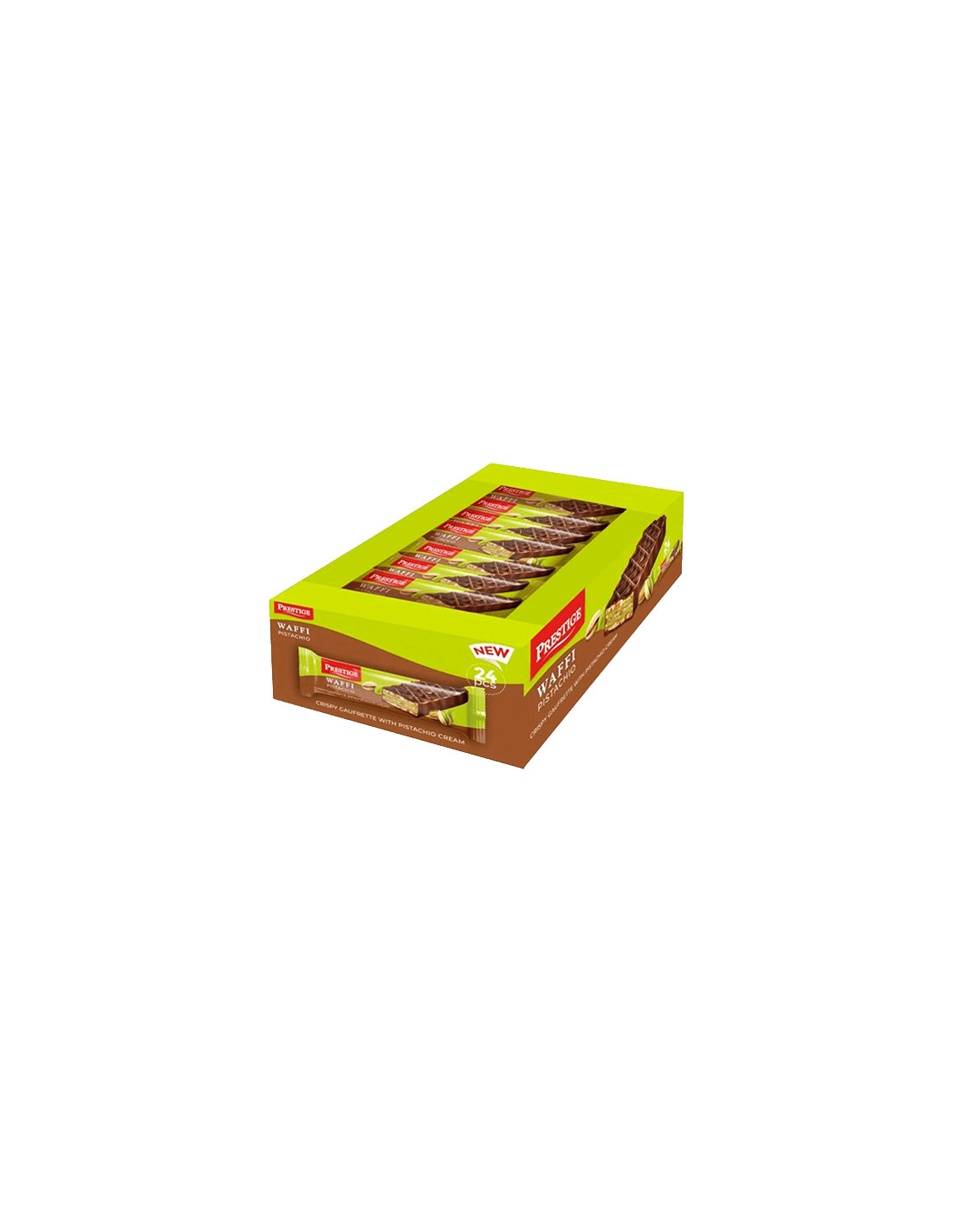 Waffi Wafer Pistachio 21g - Distribución Mayorista