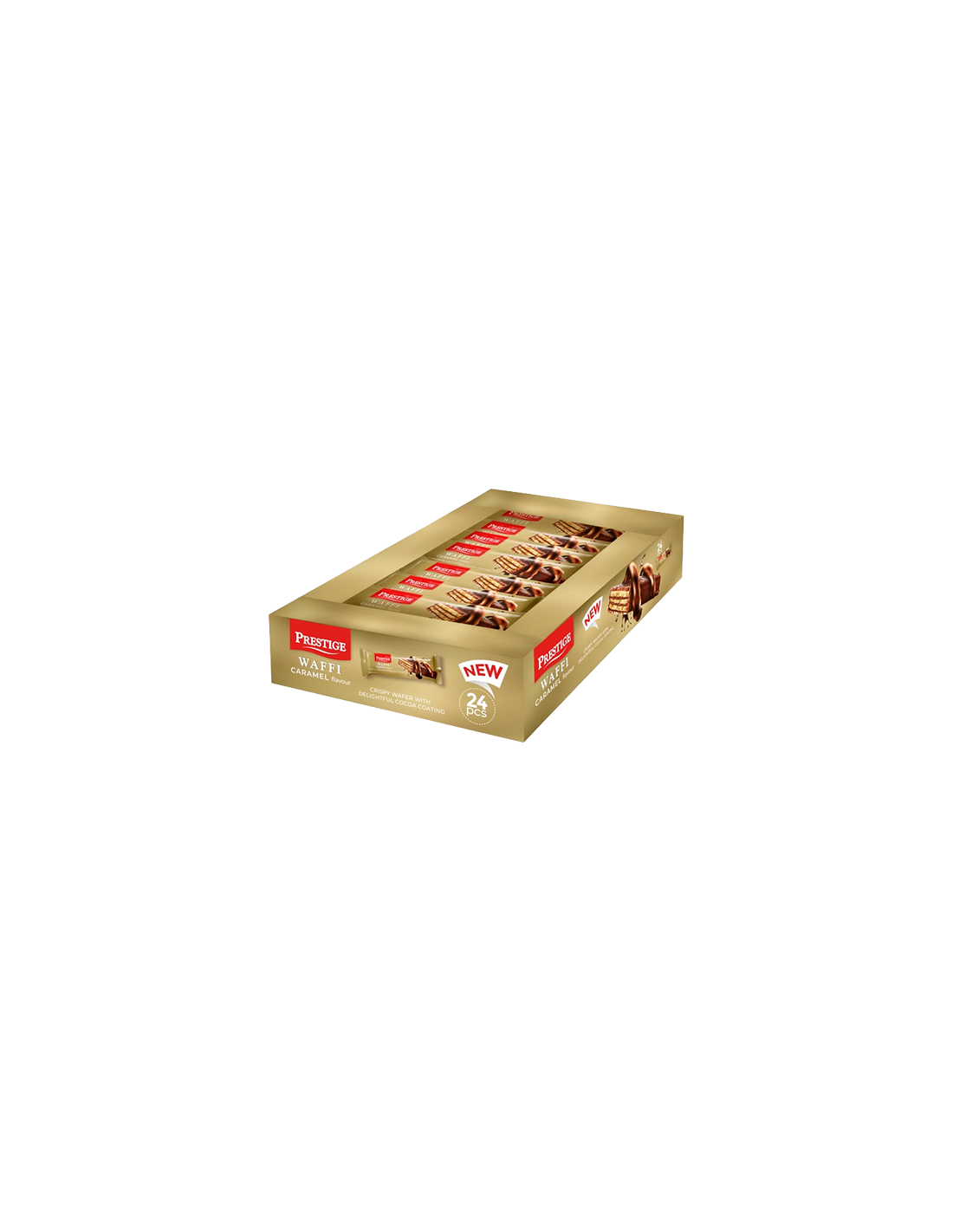 Waffi Wafer Caramel Flavour 23g - Distribución Mayorista