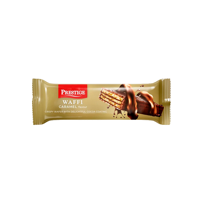 Waffi Wafer Caramel Flavour 23g - Distribución Mayorista