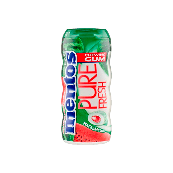 Mentos Gum Pure Fresh Sandía 30g - Distribución Mayorista