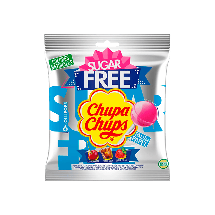 Chupa Chups Sugar Free 66g - Distribución Mayorista