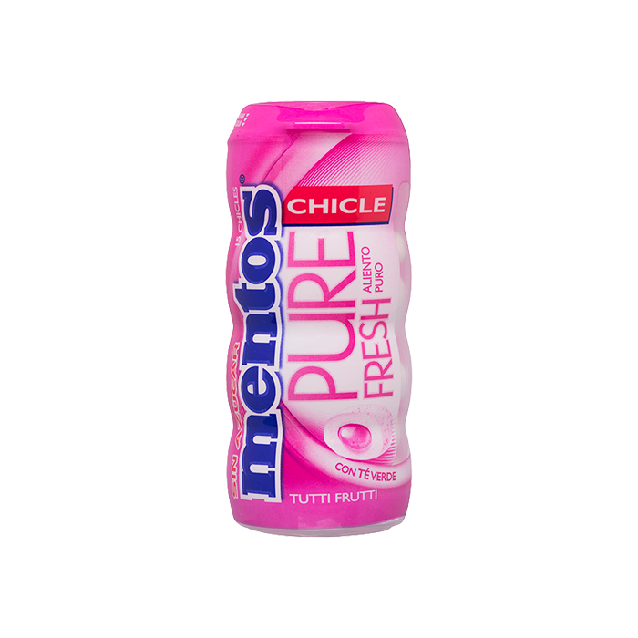 Mentos Gum Pure Fresh Tutti Frutti 30g - Distribución Mayorista