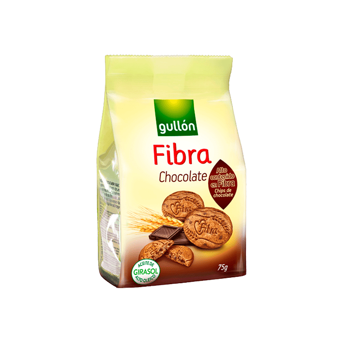 Gullón Fibra Chocolate 75g  - Distribución Mayorista