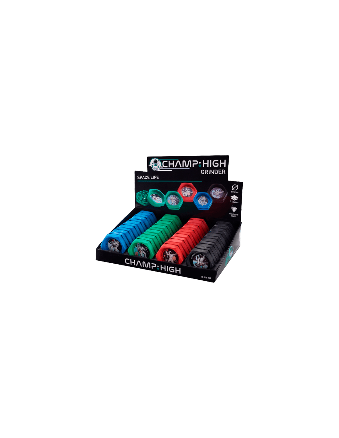 Grinder 2 Partes 6.8cm Champ High - Distribución Mayorista