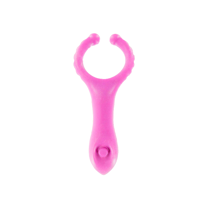 Vibrating Clit-Stim C-Ring Rosa-Distribución Mayorista
