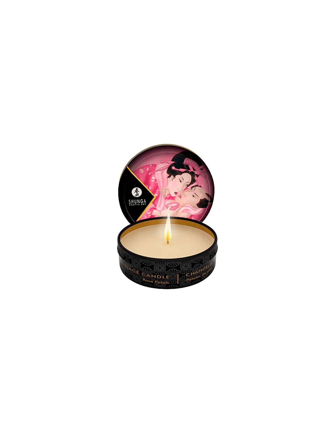 Vela Masaje Pétalos de Rosa Shunga-Distribución Mayorista