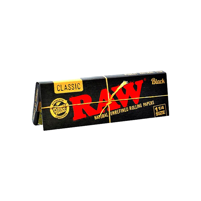 Raw Classic 1.1/4 Negro-Distribución Mayorista