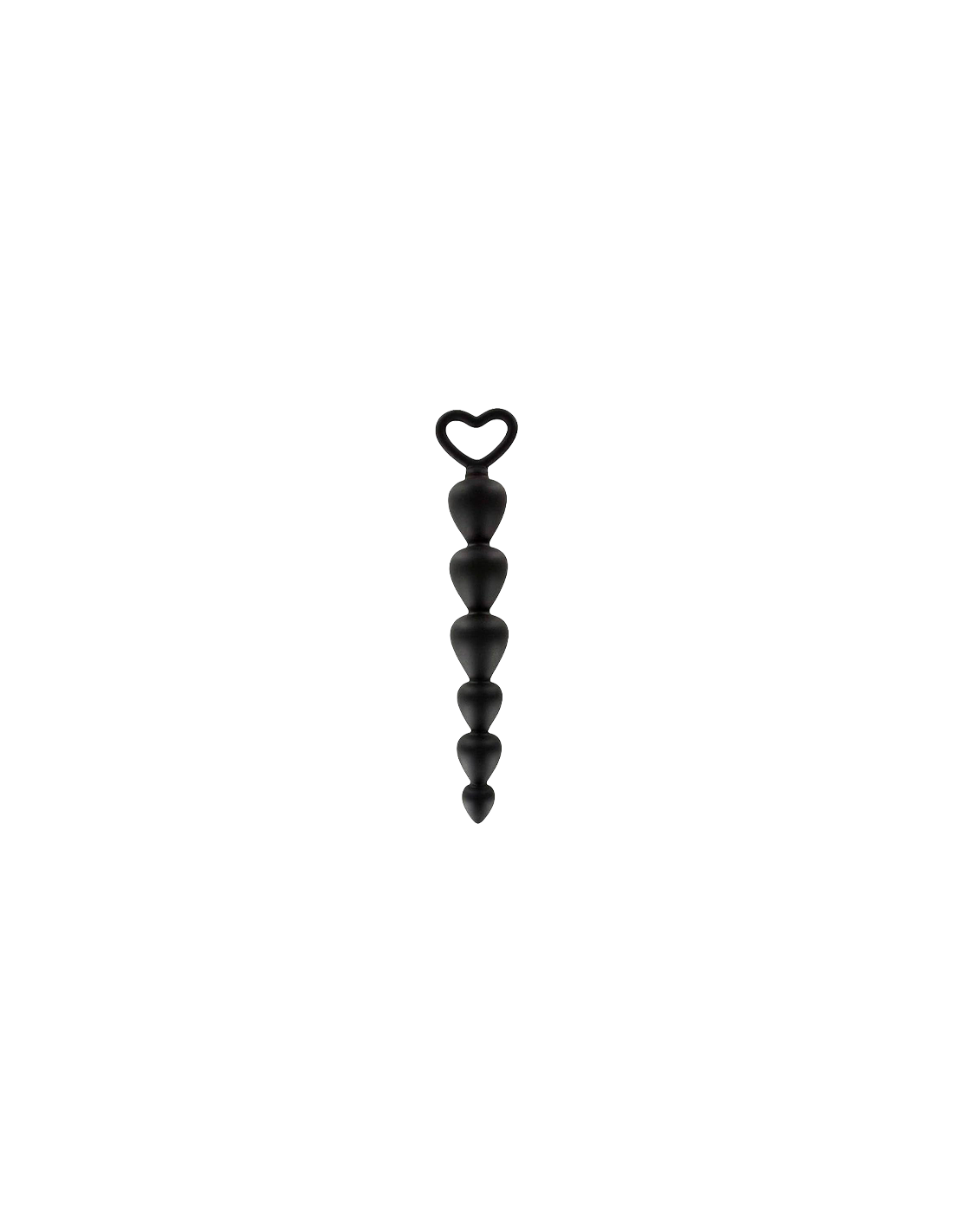 Estimulador Anal Bottom Beads Negro-Distribución Mayorista