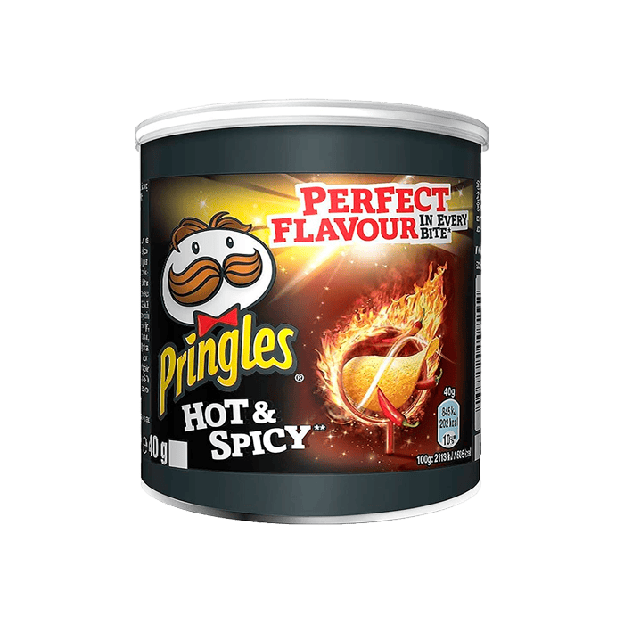 Pringles Hot & Spicy 40g-Distribución Mayorista