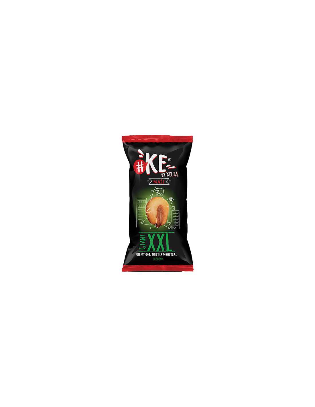 KE Maíz Gig XL Frito con Sal 94g Kelia - Distribución Mayorista