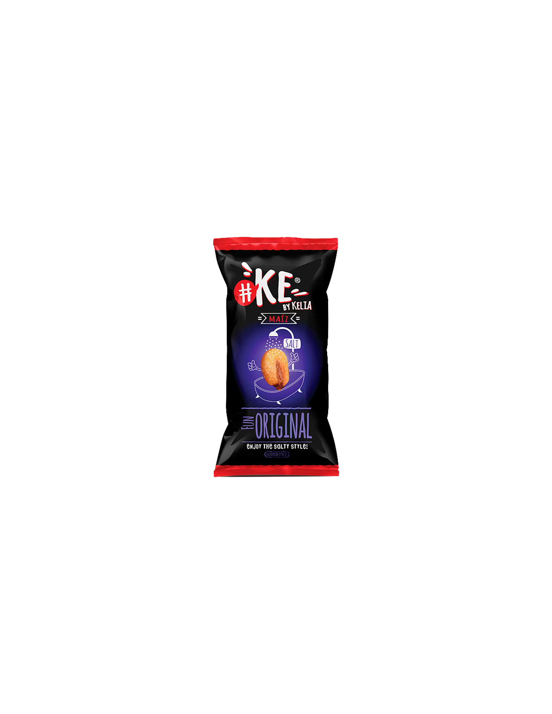 KE Maíz Frito con Sal 34g Kelia R2 - Distribución Mayorista