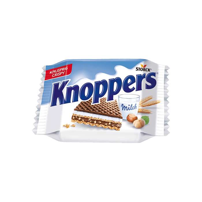 Barquillos Rellenos Knoppers 25g-Distribución Mayorista