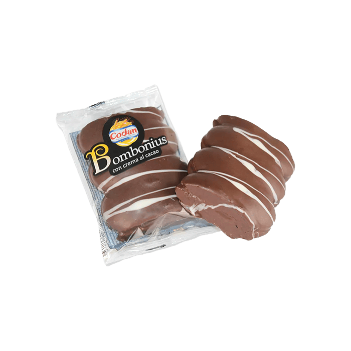 Bombonius con Crema al Cacao Codan 90g-Distribución Mayorista