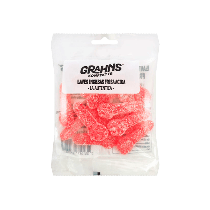 Llaves Inglesas Ácidas Fresa 85g-Distribución Mayorista