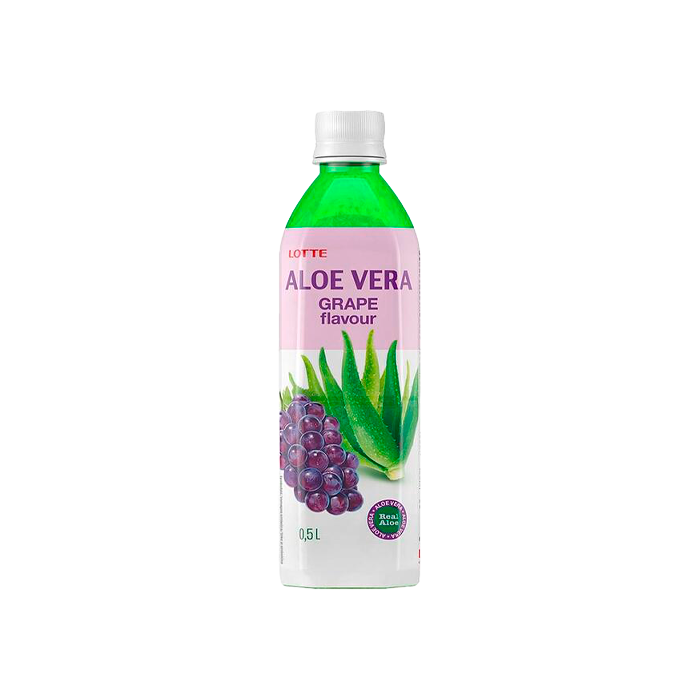 Bebida Aloe Vera Uva 500ml Lotte-Distribución Mayorista