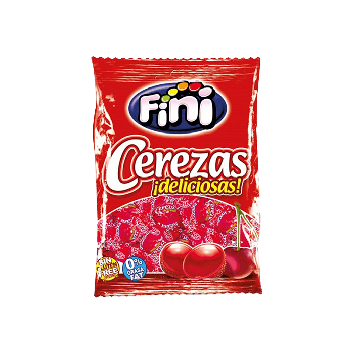 Cerezas Grageadas 80g Fini-Distribución Mayorista
