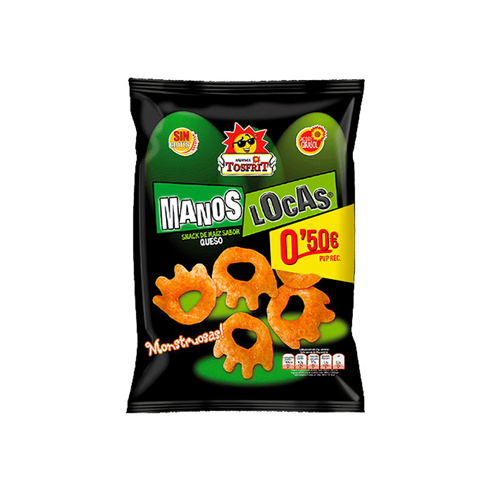 Manos Locas 26g Tosfrit-Distribución Mayorista