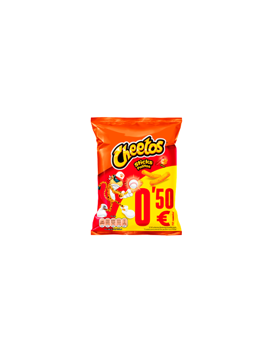 Cheetos Sticks Marcado 0.50€ 21g - Distribución Mayorista