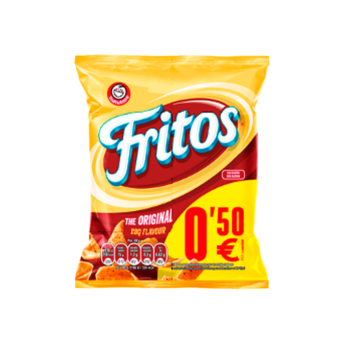 Fritos BBQ Marcado 0,50€ 49g - Distribución Mayorista