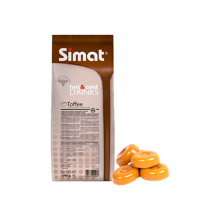 Cappuccino Toffee 1kg Simat-Distribución Mayorista
